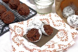 Gluten Free Baked Chocolate Donut Holes - The Gluten Free Gathering